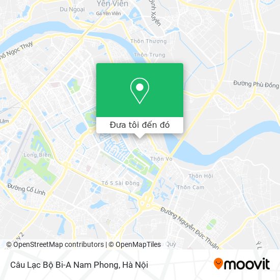 Bản đồ Câu Lạc Bộ Bi-A Nam Phong