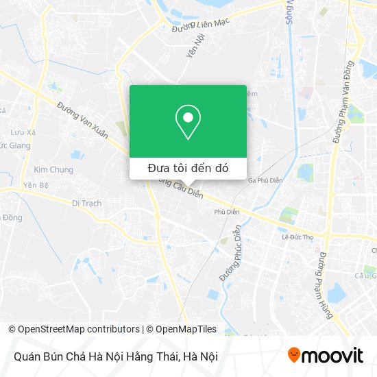 Bản đồ Quán Bún Chả Hà Nội Hằng Thái