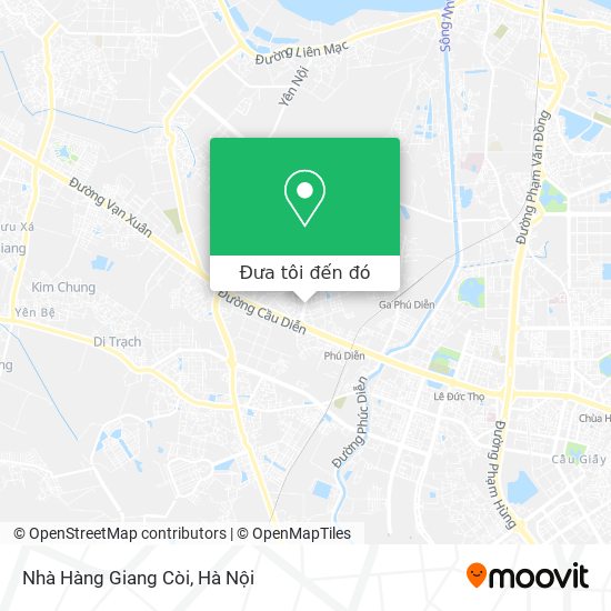 Bản đồ Nhà Hàng Giang Còi