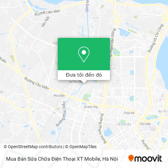 Bản đồ Mua Bán Sửa Chữa Điện Thoại XT Mobile