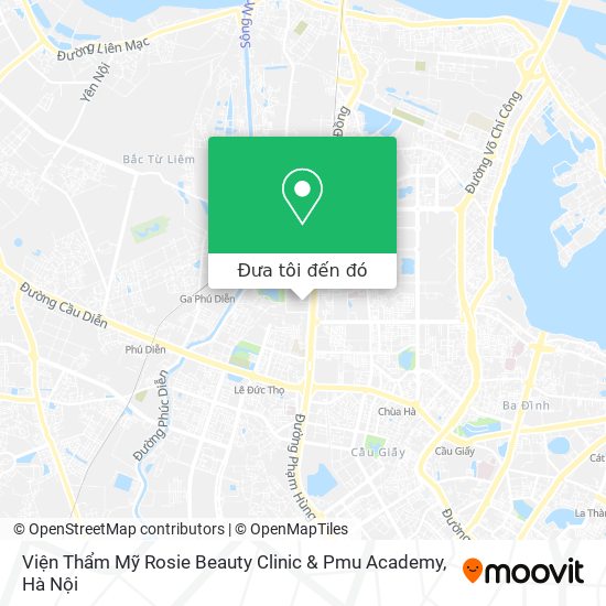 Bản đồ Viện Thẩm Mỹ Rosie Beauty Clinic & Pmu Academy