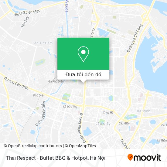 Bản đồ Thai Respect - Buffet BBQ & Hotpot