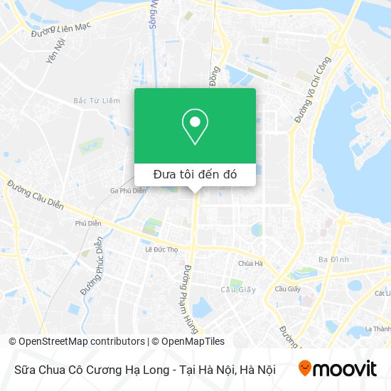 Bản đồ Sữa Chua Cô Cương Hạ Long - Tại Hà Nội