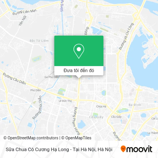 Bản đồ Sữa Chua Cô Cương Hạ Long - Tại Hà Nội