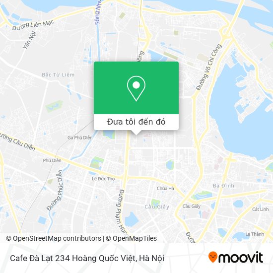 Bản đồ Cafe Đà Lạt 234 Hoàng Quốc Việt