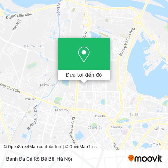 Bản đồ Bánh Đa Cá Rô Bề Bề