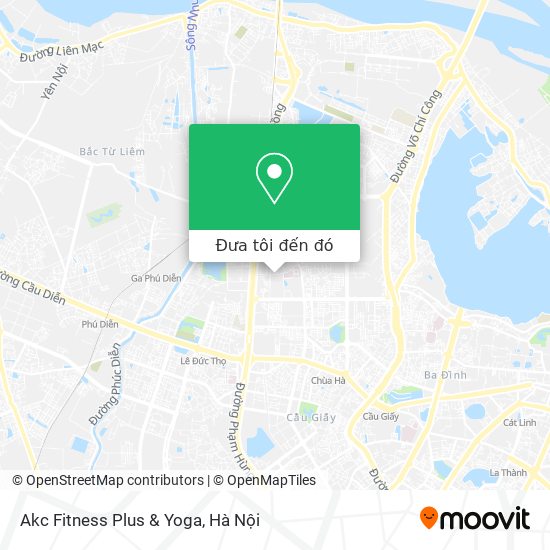 Bản đồ Akc Fitness Plus & Yoga