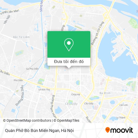 Bản đồ Quán Phở Bò Bún Miến Ngan