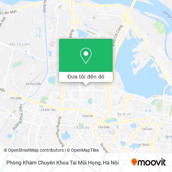 Bản đồ Phòng Khám Chuyên Khoa Tai Mũi Họng