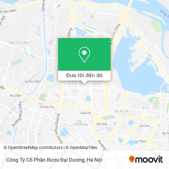 Bản đồ Công Ty Cổ Phần Rượu Đại Dương