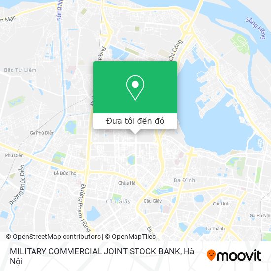 Bản đồ MILITARY COMMERCIAL JOINT STOCK BANK
