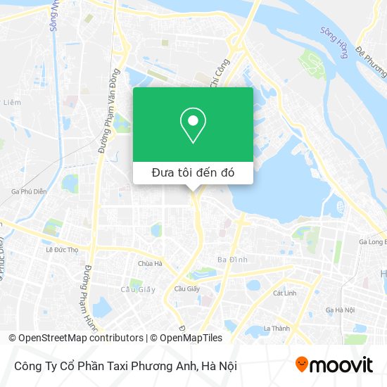 Bản đồ Công Ty Cổ Phần Taxi Phương Anh