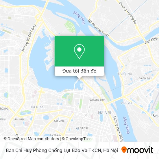 Bản đồ Ban Chỉ Huy Phòng Chống Lụt Bão Và TKCN