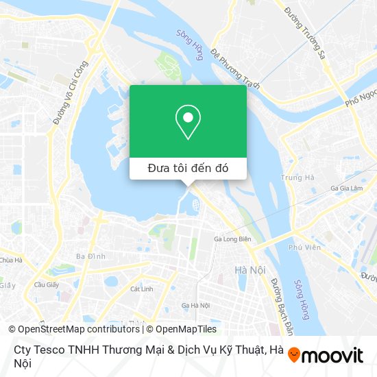 Bản đồ Cty Tesco TNHH Thương Mại & Dịch Vụ Kỹ Thuật