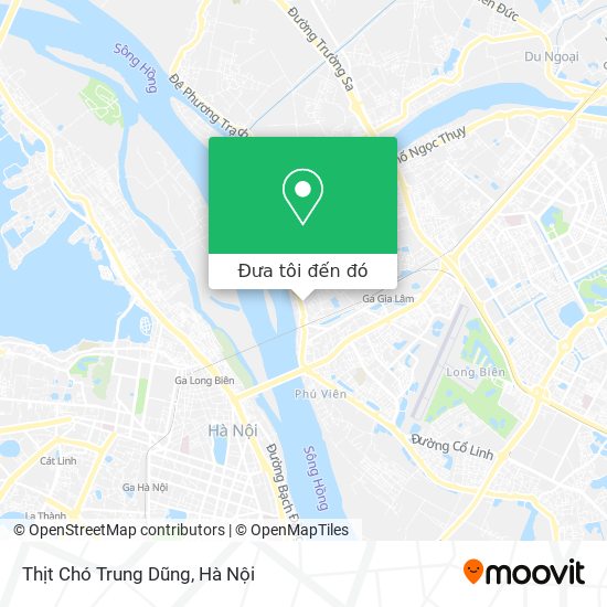 Bản đồ Thịt Chó Trung Dũng