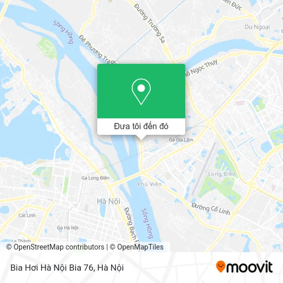 Bản đồ Bia Hơi Hà Nội Bia 76