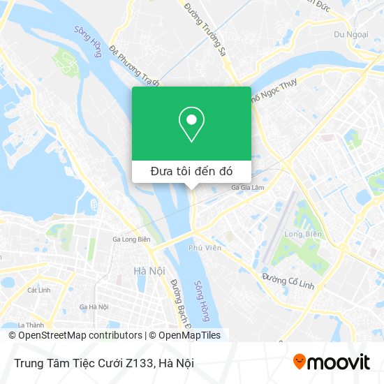 Bản đồ Trung Tâm Tiệc Cưới Z133