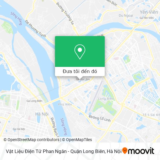 Bản đồ Vật Liệu Điện Tử Phan Ngân - Quận Long Biên