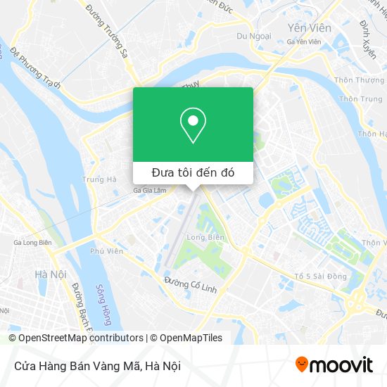 Bản đồ Cửa Hàng Bán Vàng Mã