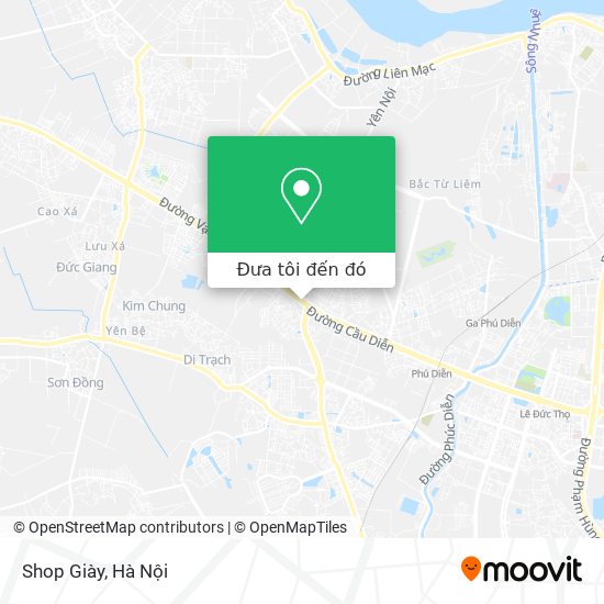 Bản đồ Shop Giày