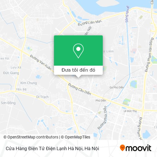 Bản đồ Cửa Hàng Điện Tử Điện Lạnh Hà Nội