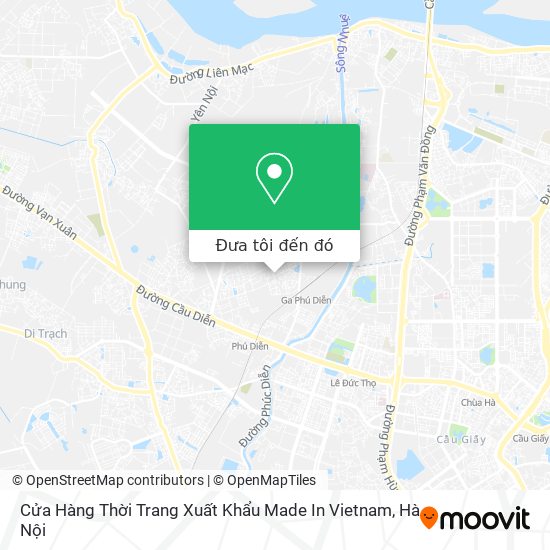 Bản đồ Cửa Hàng Thời Trang Xuất Khẩu Made In Vietnam