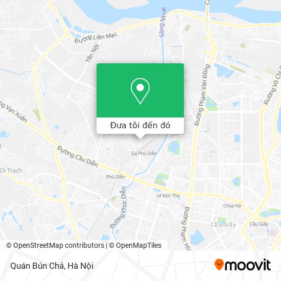 Bản đồ Quán Bún Chả