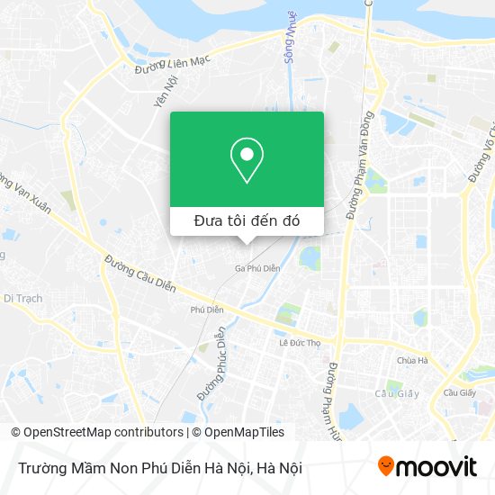 Bản đồ Trường Mầm Non Phú Diễn Hà Nội