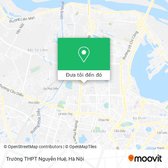 Bản đồ Trường THPT Nguyễn Huệ
