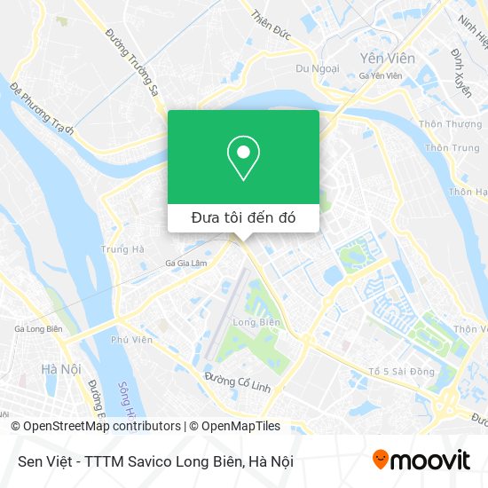 Bản đồ Sen Việt - TTTM Savico Long Biên