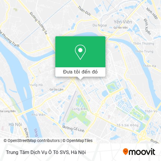 Bản đồ Trung Tâm Dịch Vụ Ô Tô SVS