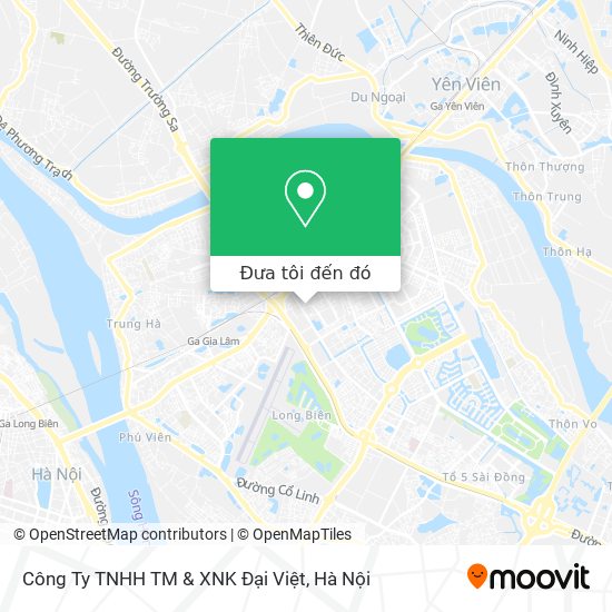 Bản đồ Công Ty TNHH TM & XNK Đại Việt