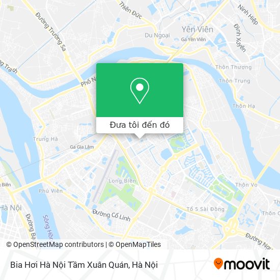 Bản đồ Bia Hơi Hà Nội Tầm Xuân Quán