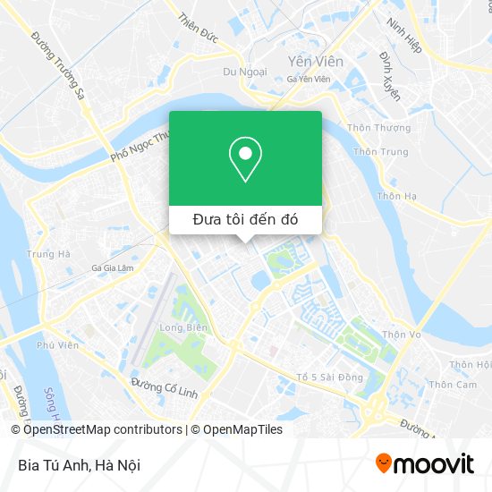 Bản đồ Bia Tú Anh