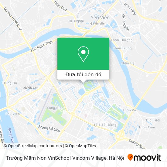 Bản đồ Trường Mầm Non VinSchool-Vincom Village