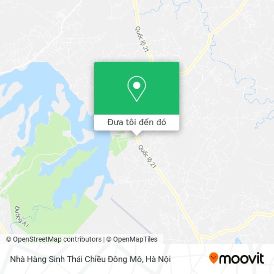 Bản đồ Nhà Hàng Sinh Thái Chiều Đông Mô
