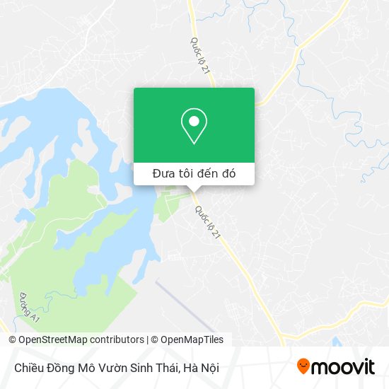 Bản đồ Chiều Đồng Mô Vườn Sinh Thái