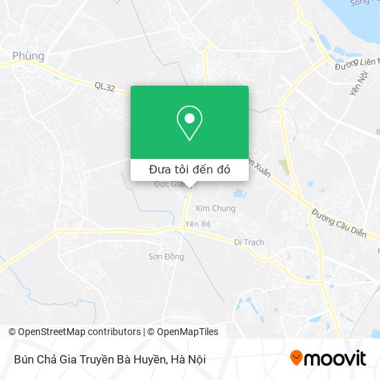 Bản đồ Bún Chả Gia Truyền Bà Huyền
