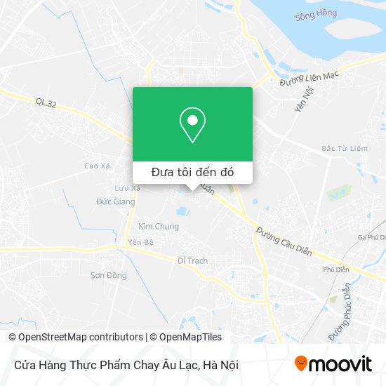 Bản đồ Cửa Hàng Thực Phẩm Chay Âu Lạc