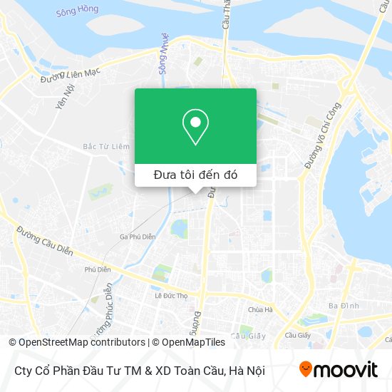 Bản đồ Cty Cổ Phần Đầu Tư TM & XD Toàn Cầu