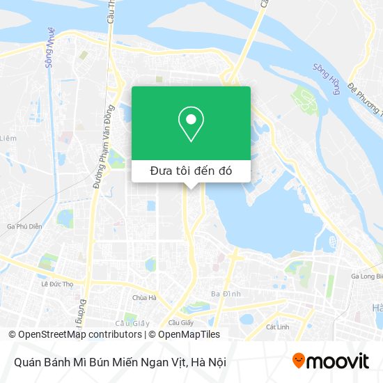 Bản đồ Quán Bánh Mì Bún Miến Ngan Vịt