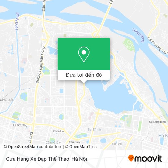 Bản đồ Cửa Hàng Xe Đạp Thể Thao
