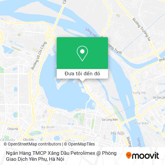 Bản đồ Ngân Hàng TMCP Xăng Dầu Petrolimex @ Phòng Giao Dịch Yên Phụ