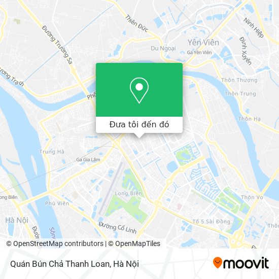 Bản đồ Quán Bún Chả Thanh Loan