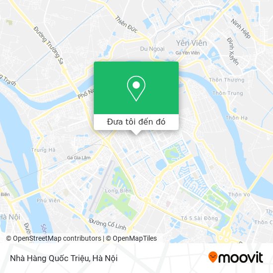 Bản đồ Nhà Hàng Quốc Triệu