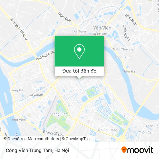 Bản đồ Công Viên Trung Tâm