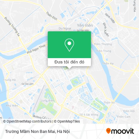 Bản đồ Trường Mầm Non Ban Mai