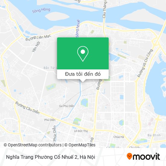 Bản đồ Nghĩa Trang Phường Cổ Nhuế 2