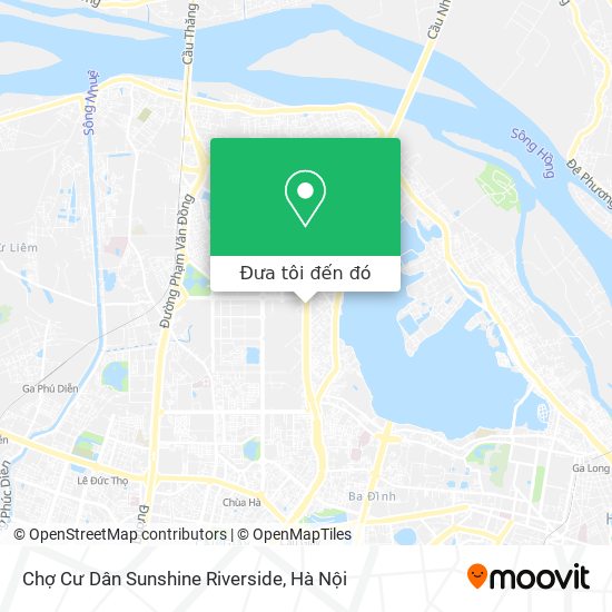 Bản đồ Chợ Cư Dân Sunshine Riverside