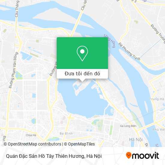 Bản đồ Quán Đặc Sản Hồ Tây Thiên Hương